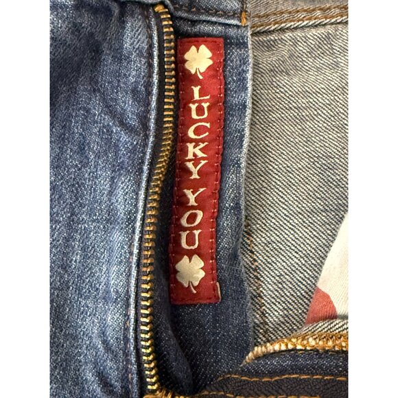 Vintage Lucky Brand Men's Relaxed Straight Blue Jeans Size 34x30 - Picture 7 of 11